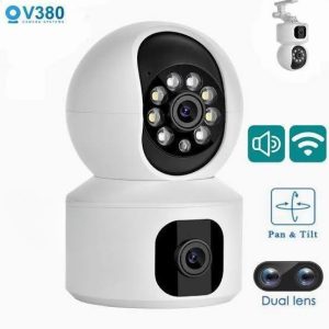 v380 pro night vision c10 dual lens wi fi ip camera